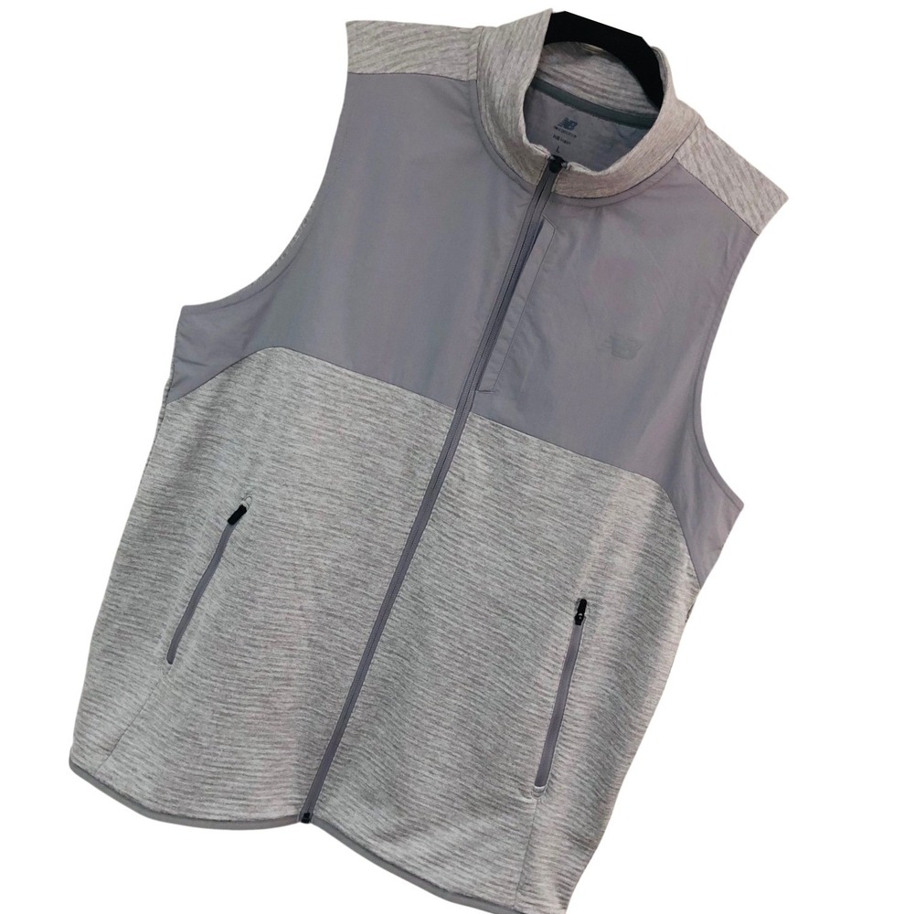 NWT New Balance Vest NB Heat Impact Grid Wicking Active Athletic Running Mens L